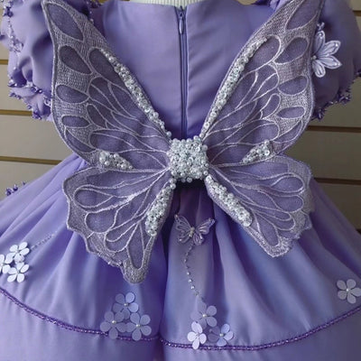 Vestido de Gala Infantil para Presentaciones de Piano y Cumpleaños - Image 4