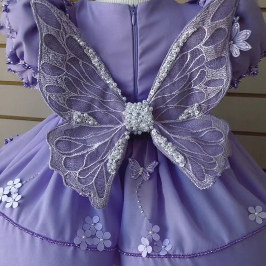 Vestido de Gala Infantil para Presentaciones de Piano y Cumpleaños - Image 4