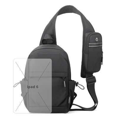 Mochila Pecho Oxford para Hombre - Bolsa Cruzada Funcional - Image 36