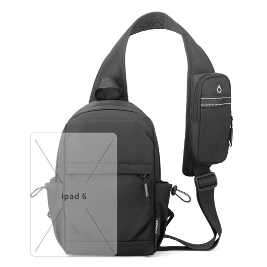 Mochila Pecho Oxford para Hombre - Bolsa Cruzada Funcional - Image 36