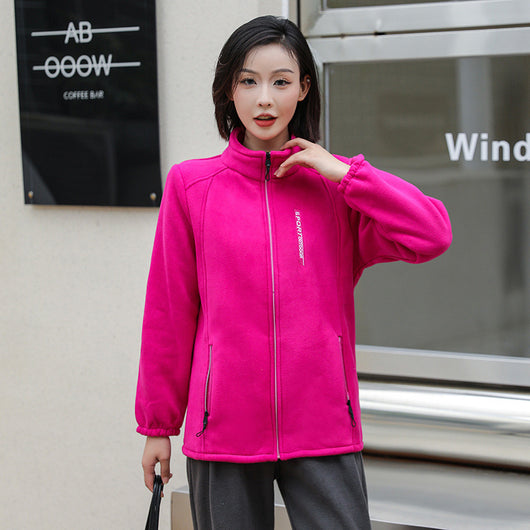 Chaqueta Polar para Mujer - Abrigo Deportivo y Casual Versátil - Image 8