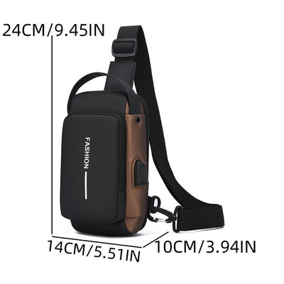 Bolsa de Pecho para Hombre - Bandolera Impermeable y Resistente - Image 3