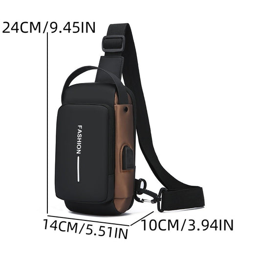 Bolsa de Pecho para Hombre - Bandolera Impermeable y Resistente - Image 3