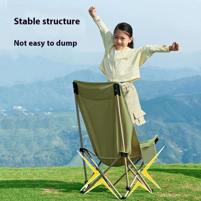 Silla de Camping Plegable con Respaldo Alto - Portátil y Cómoda - Image 3