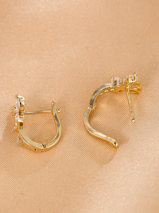 Aretes Mariposa Estilo Vintage Pastel con Circones Incrustados - Image 14