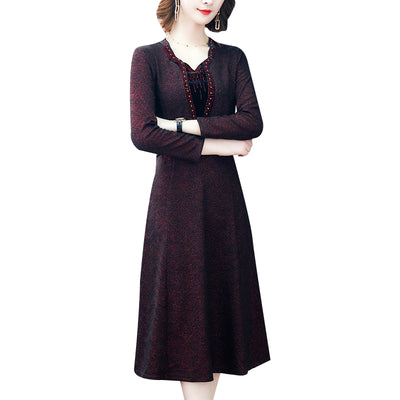 Vestido Largo Elegante Estilo Occidental Que Estiliza y Rejuvenece - Image 10