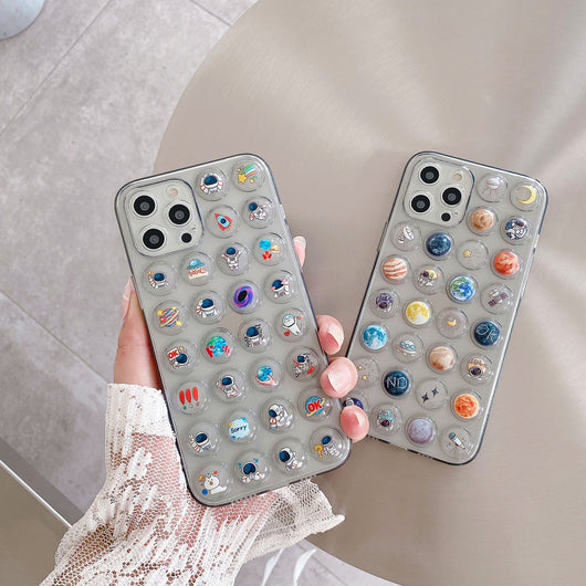 Funda Protectora Astronauta Planeta Espacial con Burbujas Descompresivas - Image 7