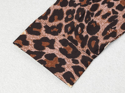 Camisa Estampado Leopardo Manga Larga para Hombre - Image 13