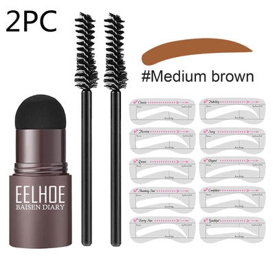 Set de Moldes para Cejas con Polvo de Maquillaje - Image 16