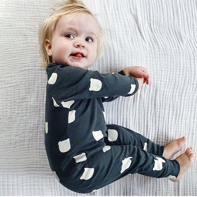 Mameluco de Algodón Estampado para Bebé Primavera Otoño - Image 13