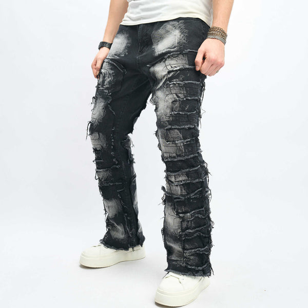Jeans Hip-Hop Urbanos de Corte Alto para Hombre