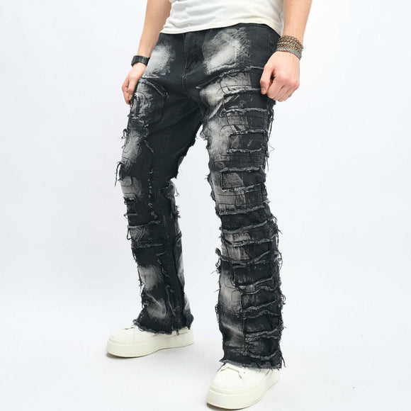Jeans Hip-Hop Urbanos de Corte Alto para Hombre