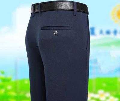Pantalones Casuales Daddy Ice Silk Verano - Ligeros y Frescos para Hombre - Image 2
