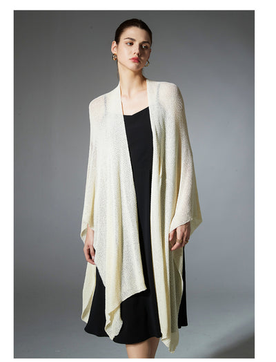 Cardigan Ligero Antibolitas Tejido Fino Color Sólido - Image 20