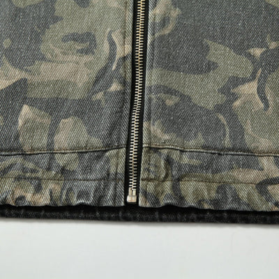 Chaqueta Camuflada con Parches Retro Graffiti - Image 4