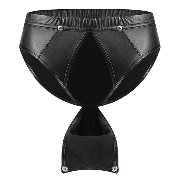 Calzoncillos de Cuero Ajustados Mate para Hombre