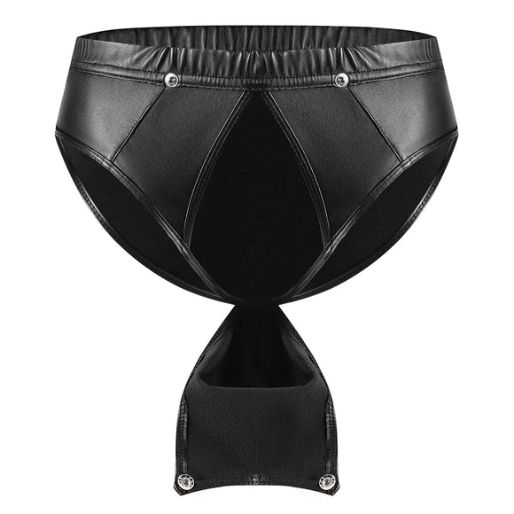 Calzoncillos de Cuero Ajustados Mate para Hombre