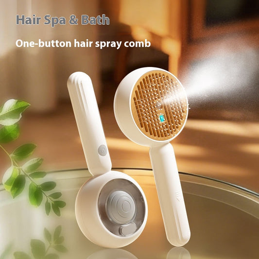 Peine Deslanador para Gatos de Acero Inoxidable - Eliminación de Pelo con Un Click