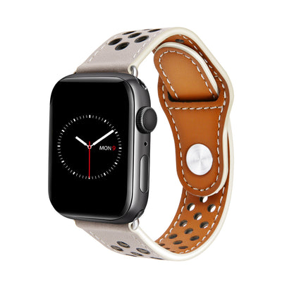 Pulsera de Cuero Unisex con Cadena de Reloj Transpirable - Image 14