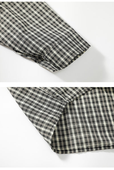 Camisa de Cuadros Manga Larga Tallas Grandes para Hombre - Image 13