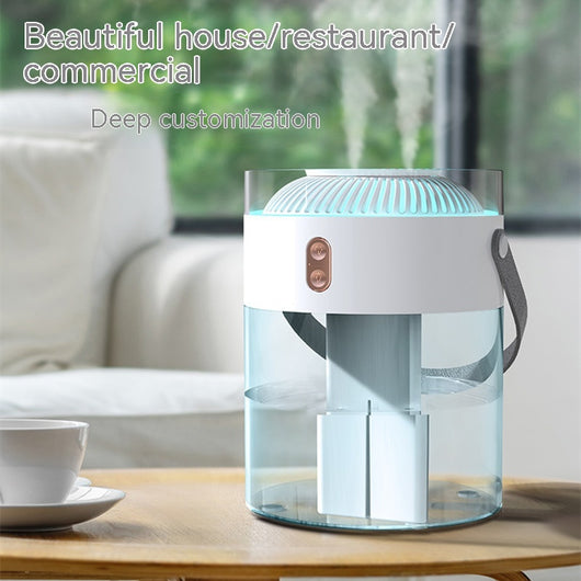 Humidificador Ultrasónico 26L con Luz Ambiental - Uso Comercial y Portátil