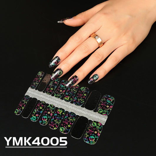 Pegatinas de Uñas Temática Halloween - Calaveras, Hojas de Otoño y Calabazas - Image 14