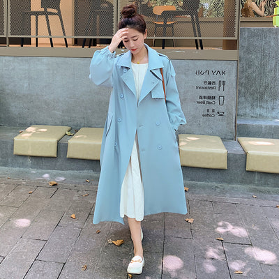Abrigo Largo Holgado Estilo Coreano para Mujer - Image 4