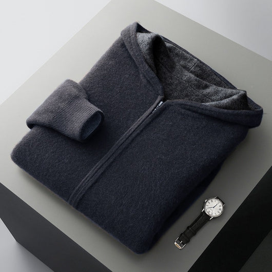 Chaqueta Tejida para Hombre con Bloques de Color - Image 7