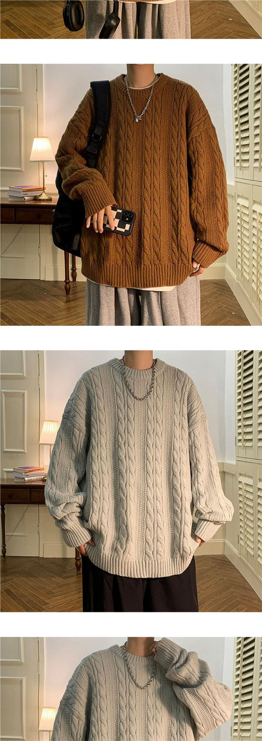 Suéter de Punto Trenzado para Hombre - Image 13