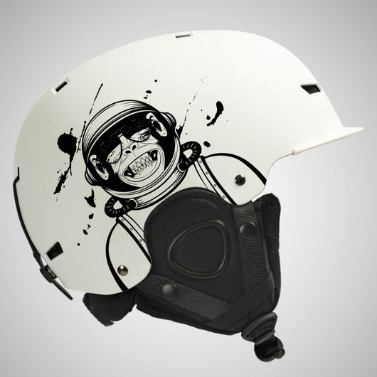 Casco de Esquí con Gafas Integradas para Adultos - Protección Doble