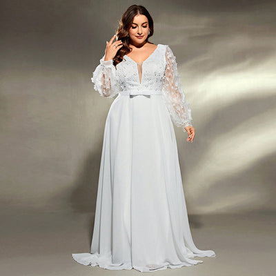 Vestido de Fiesta Elegante con Escote V y Cintura Ajustada - Image 6