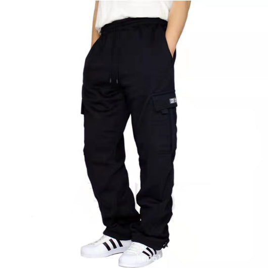 men's pants, sweatpants, red, jogger, sporty, casual - Image 8