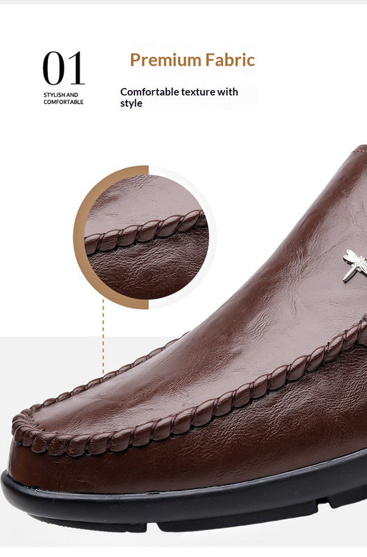 Zapatos Casuales de Cuero Transpirable para Hombre con Suela Suave - Image 18