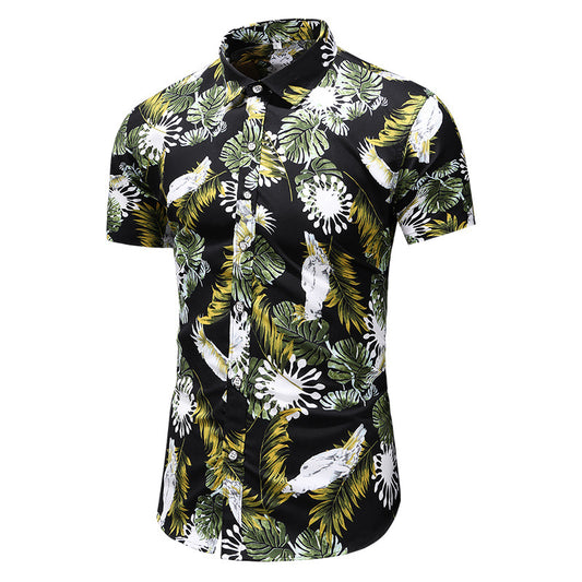 Camisa Floral Casual para Hombre - Tallas Grandes Verano - Image 2