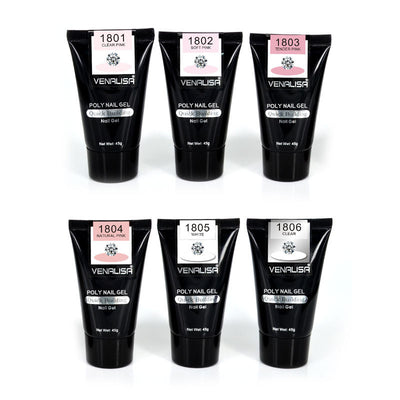 Kit Completo de Gel de Uñas Venalisa - Constructor Transparente y Camuflaje Jelly - Image 27