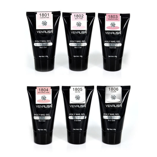 Kit Completo de Gel de Uñas Venalisa - Constructor Transparente y Camuflaje Jelly - Image 27