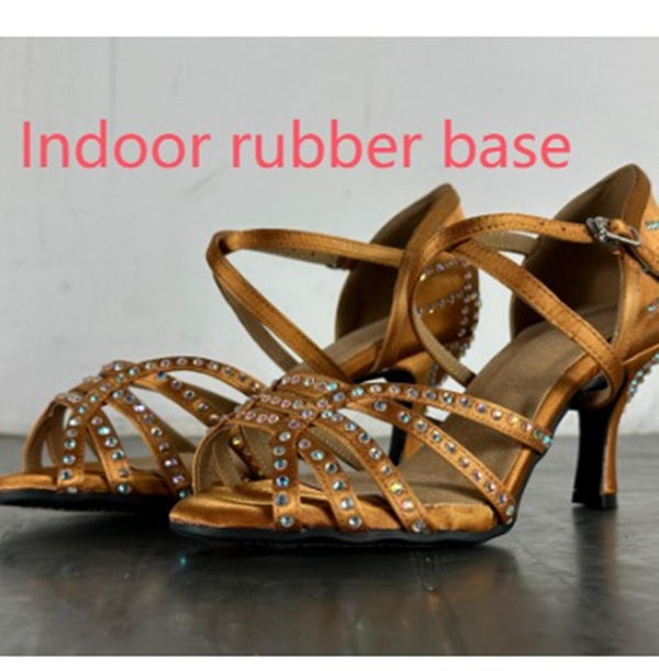 Zapatos de Baile Latino Diamond para Mujer - Tacón Alto Profesional - Image 6