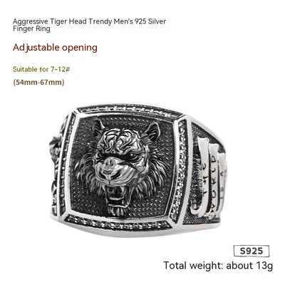 Anillo del Zodiaco Chino Tigre - Estilo Étnico - Image 3
