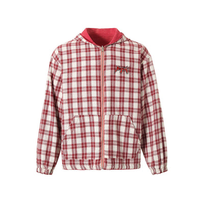 Chaqueta Reversible Hombre Diseño Cuadros Estampado Digital Moda Europea - Image 17