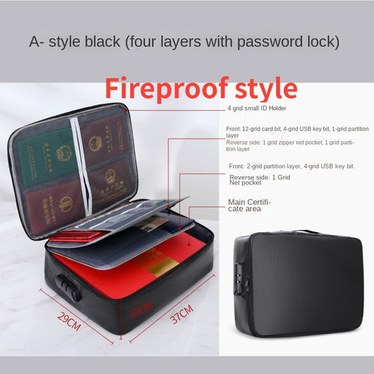 Bolsa Organizadora Impermeable para Documentos con Estilo - Image 5