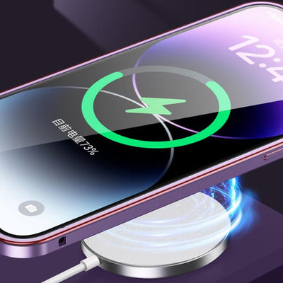 Funda Magnética para Teléfono con Marco Metálico y Acabado Mate - Image 2