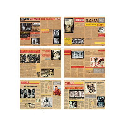 Stickers Adhesivos Retro Doble Cara Tamaño Grande en Papel - Image 3