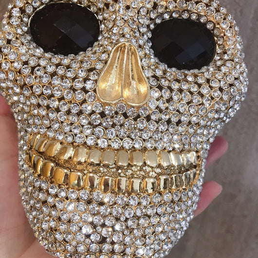 Organizador de Cena con Diseño de Calavera de Diamante para Mujer - Image 3