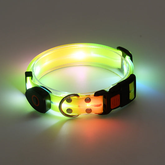 Collar LED Recargable para Mascotas con Correa de Seguridad - Image 4