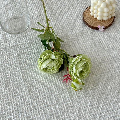 Flores Artificiales de Peonía y Rosa Premium para Decoración del Hogar - Image 14