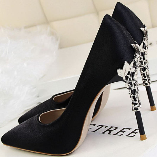 Zapatos de Tacón Stiletto Puntiagudo para Dama de Honor y Novia - Image 36