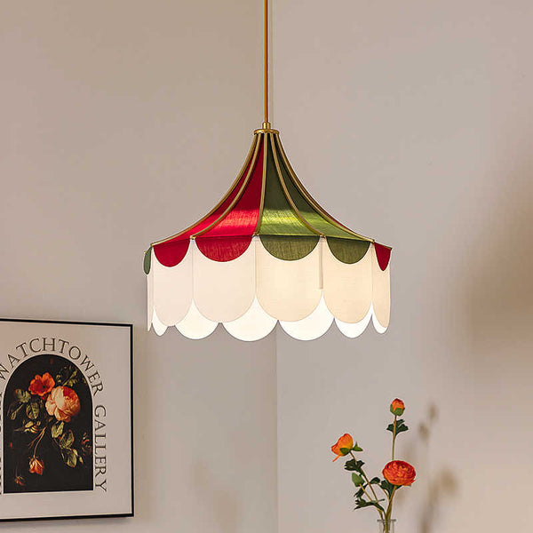 Lámpara de Tela Decorativa Carpa Circense para Habitación Infantil