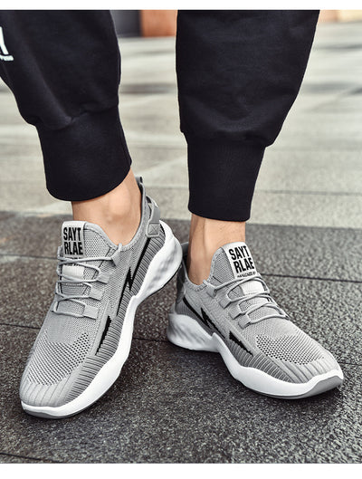 Zapatillas Deportivas Mesh Hombre - Diseño Moderno en Colores Sólidos - Image 7