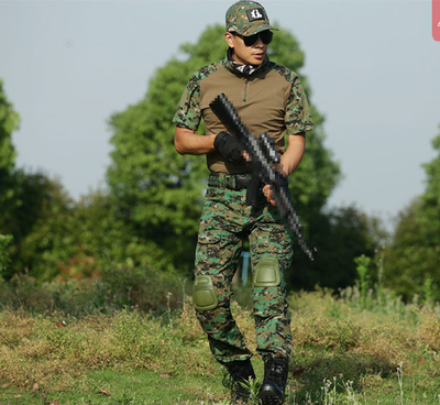 Traje Táctico Rana con Pantalón de Camuflaje para Hombre - Image 6