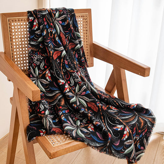 Bufanda de Cachemira Otoño Invierno para Mujer - Elegancia Versátil - Image 4